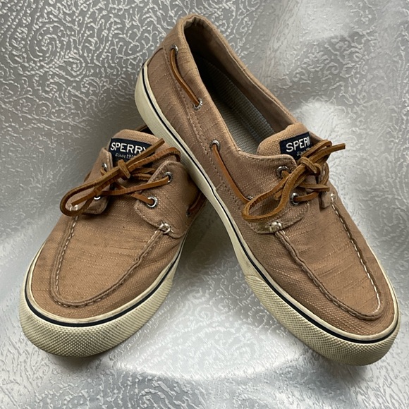 Sperry Other - Sperry Men's Brown Canvas Boat Shoes